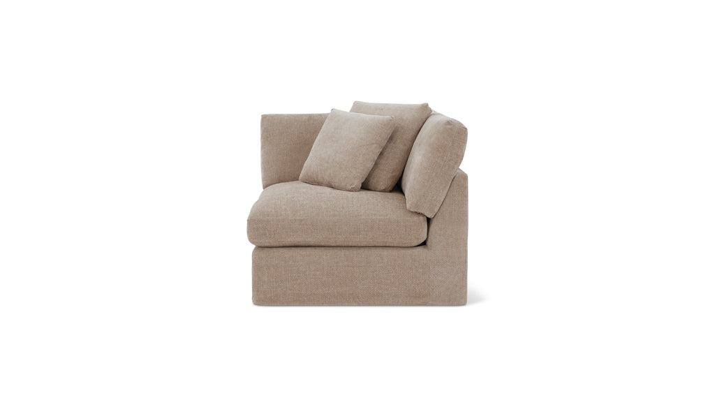 Fauteuil d'angle Get Together™, grand modèle, couleur champagne