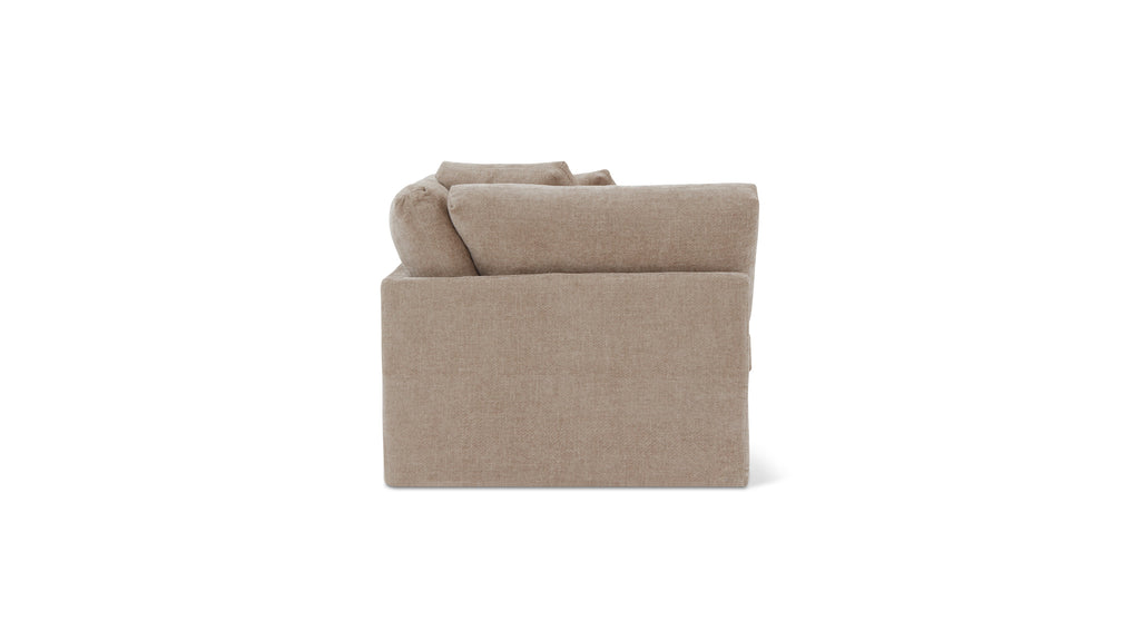 Fauteuil d'angle Get Together™, grand modèle, couleur champagne