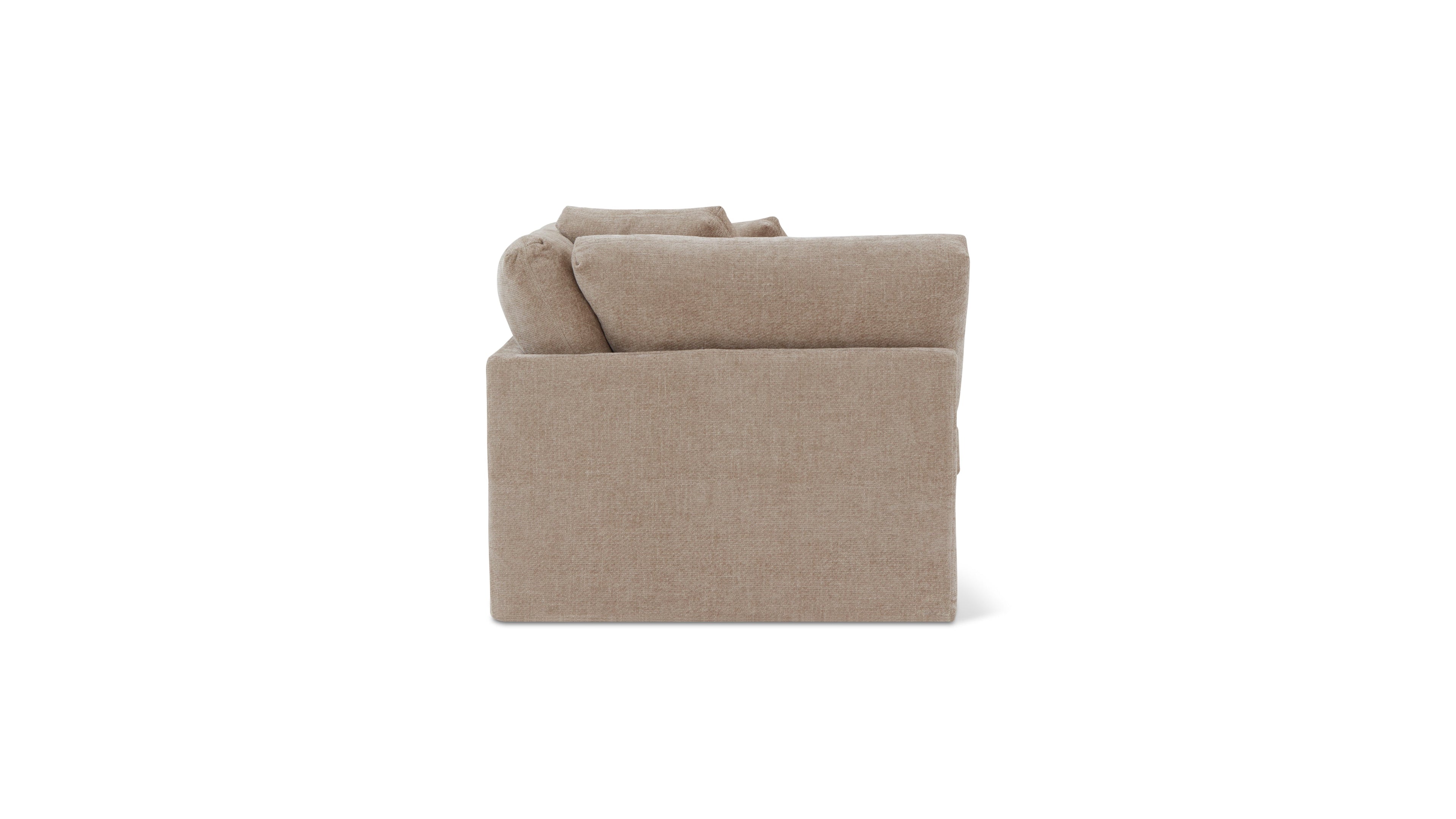 Fauteuil d'angle Get Together™, grand modèle, couleur champagne