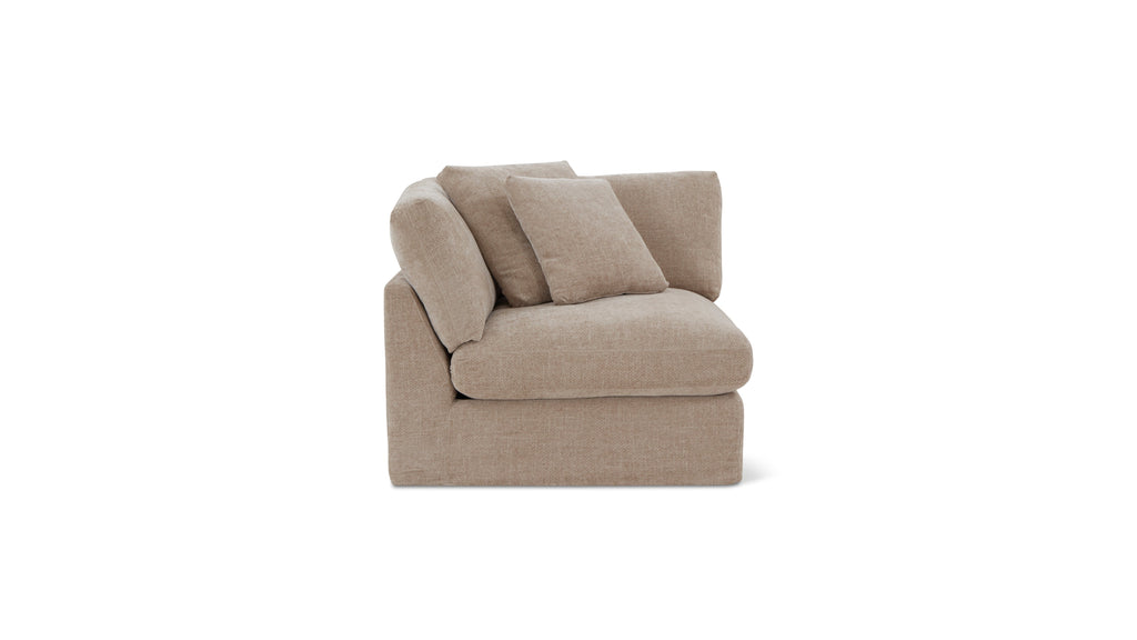 Fauteuil d'angle Get Together™, grand modèle, couleur champagne