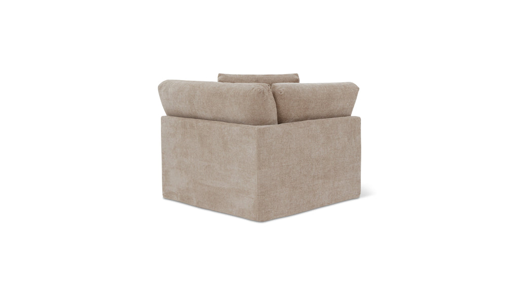 Fauteuil d'angle Get Together™, grand modèle, couleur champagne