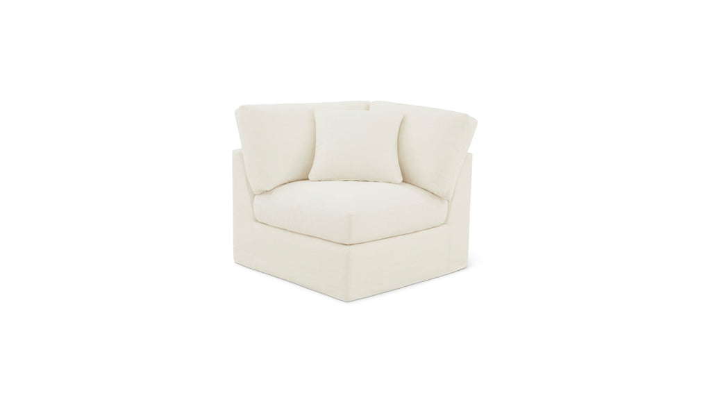 Fauteuil d'angle Get Together™, Standard, Lin crème