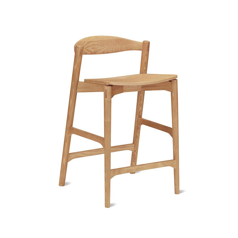 Tabouret de bar Haven, chêne teinté