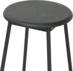 Tabouret de comptoir Take The Edge Off, métal noir
