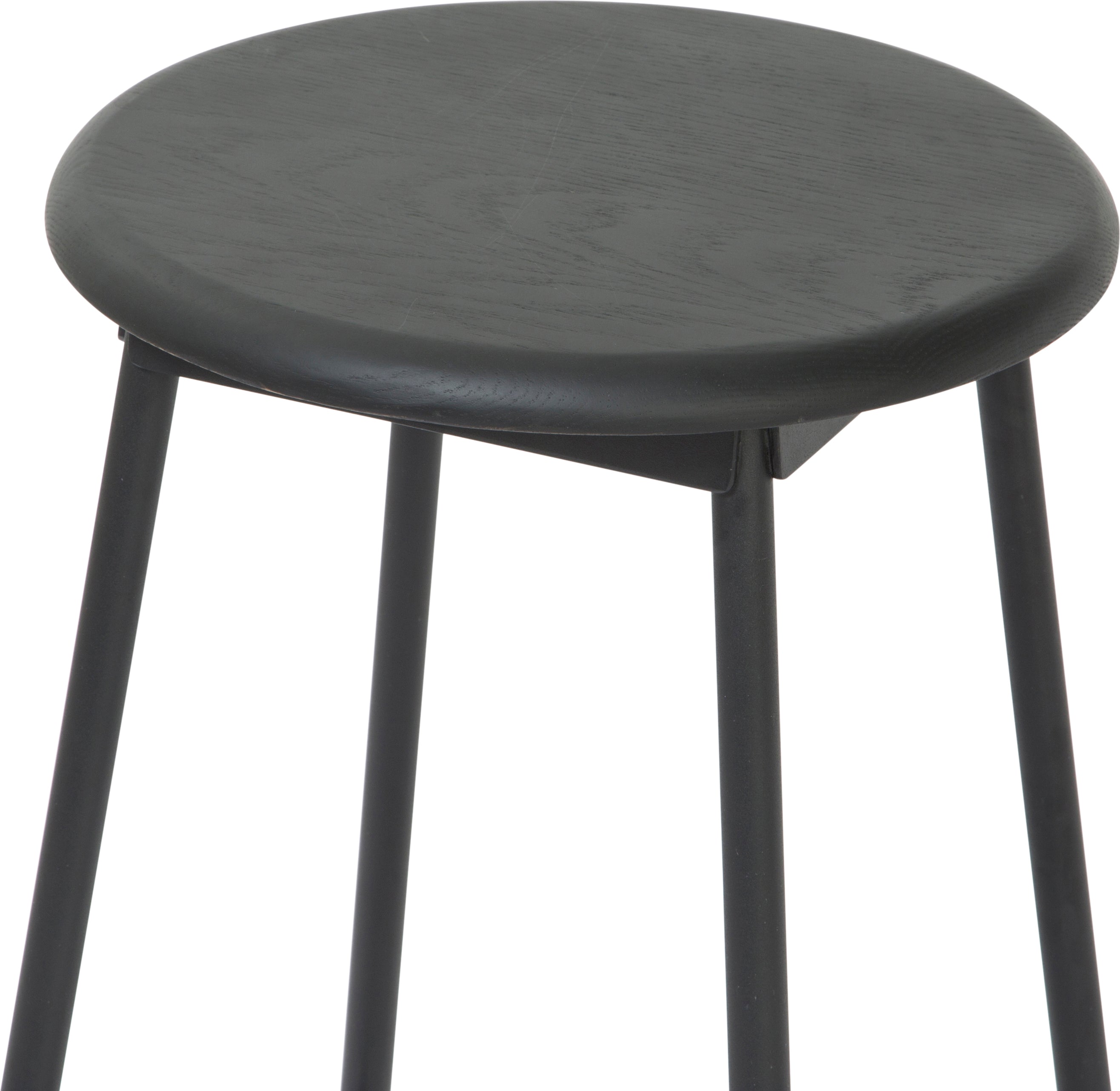 Tabouret de comptoir Take The Edge Off, métal noir