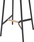 Tabouret de comptoir Take The Edge Off, métal noir