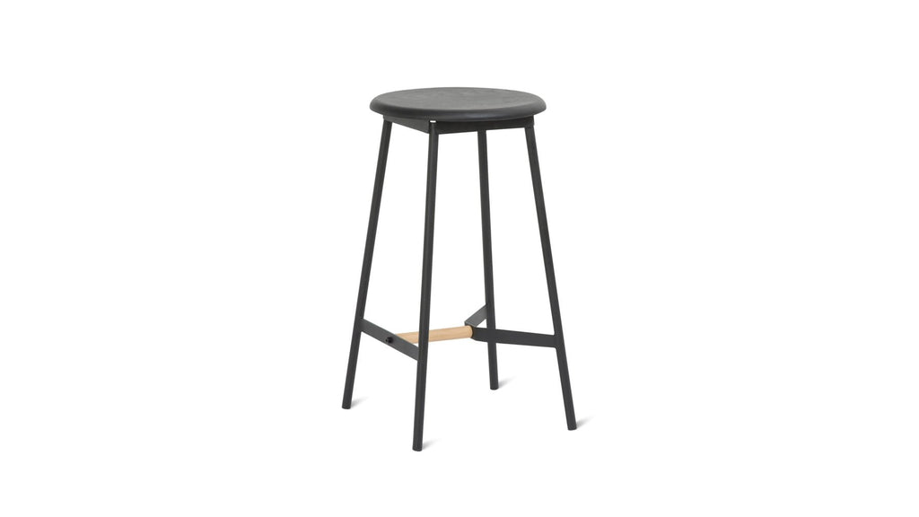 Tabouret de comptoir Take The Edge Off, métal noir