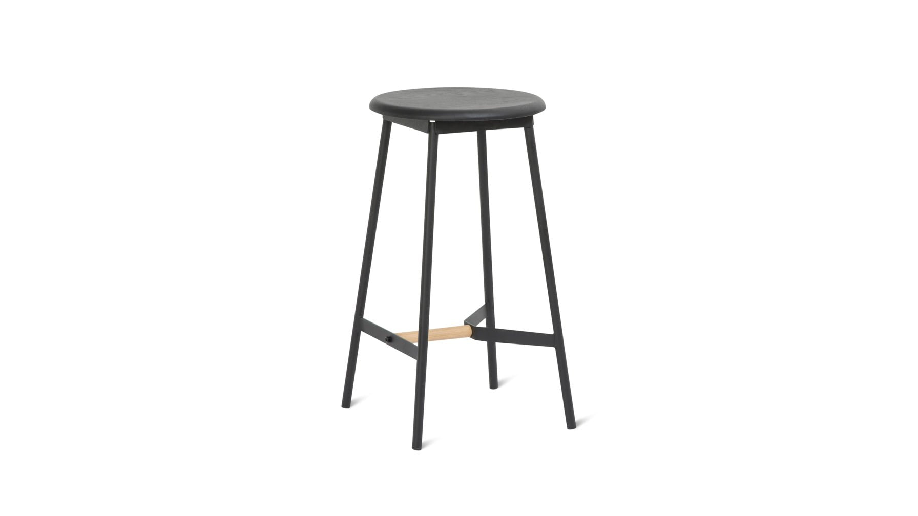 Tabouret de comptoir Take The Edge Off, métal noir