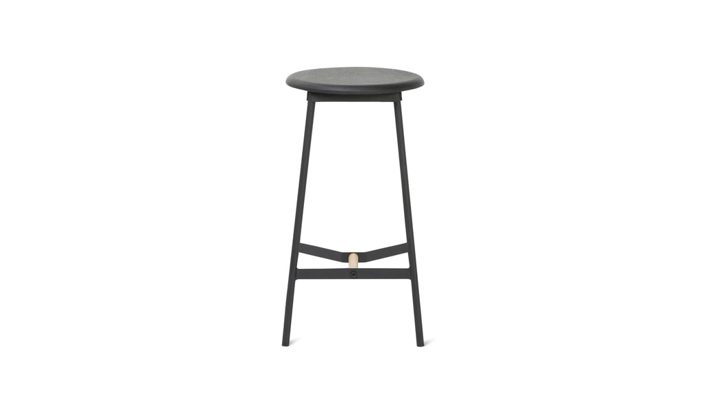 Tabouret de comptoir Take The Edge Off, métal noir