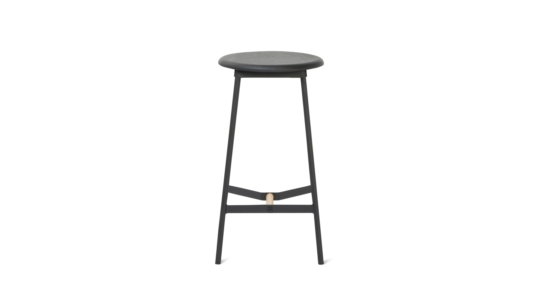 Tabouret de comptoir Take The Edge Off, métal noir