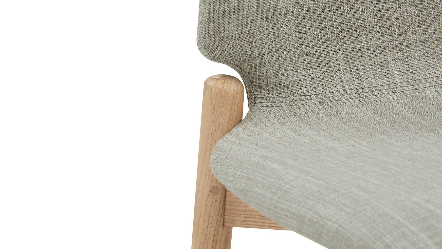 Tabouret de bar pour repas, chêne/taupe