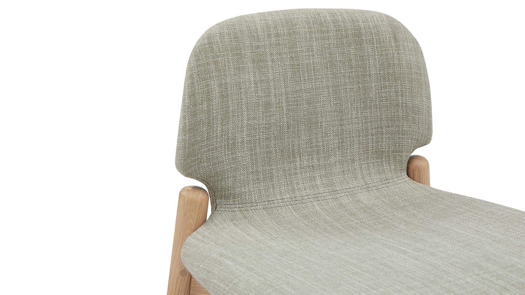 Tabouret de bar pour repas, chêne/taupe