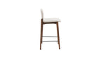 Tabouret de bar pour repas, noyer/dune