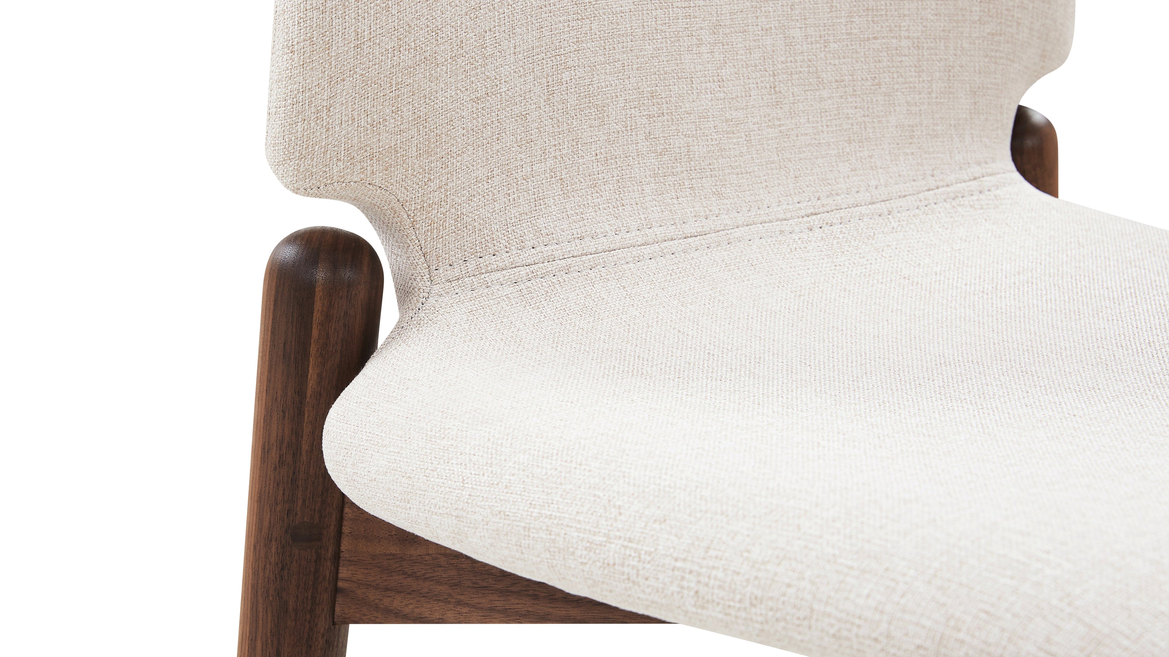 Tabouret de bar pour repas, noyer/dune