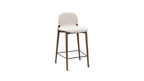Tabouret de bar pour repas, noyer/dune