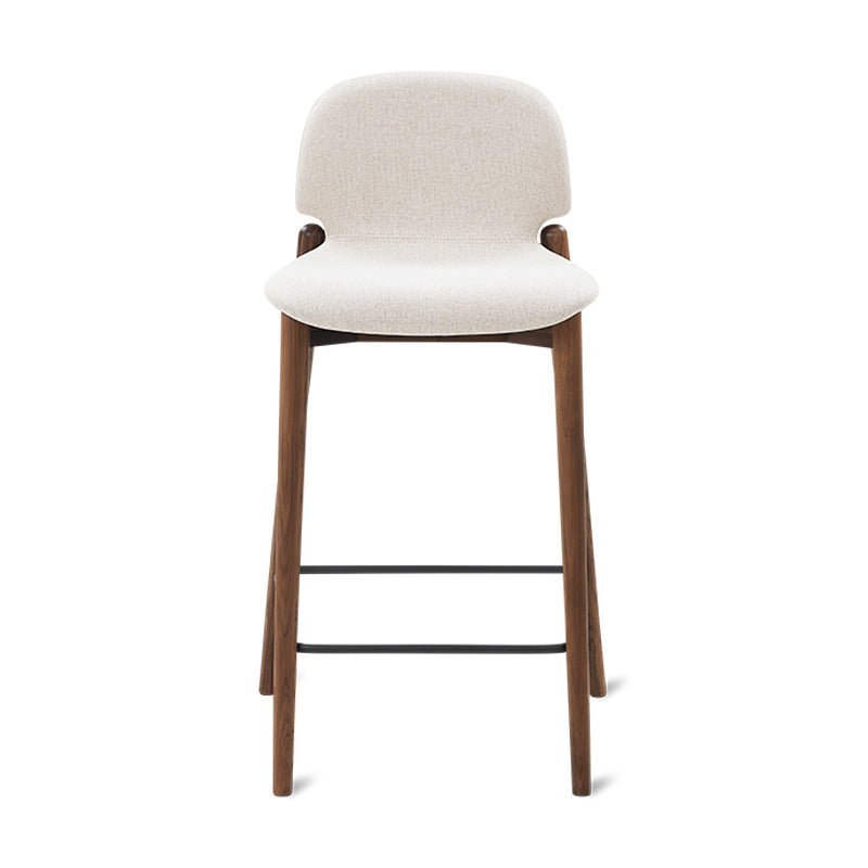 Tabouret de bar pour repas, noyer/dune