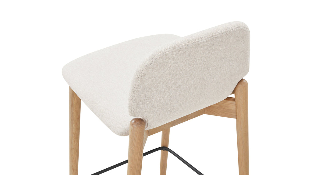 Tabouret de bar pour repas, chêne/dune