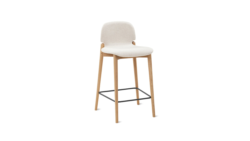 Tabouret de bar pour repas, chêne/dune