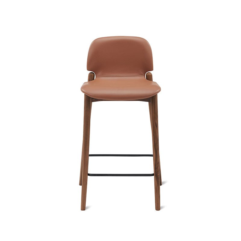 Tabouret de bar pour repas, noyer/pécan