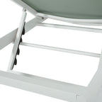 Chaise longue d'extérieur en aluminium Cape Coral (lot de 2) par Christopher Knight Home - 77,56 po x 25,20 po x 11,80 po