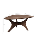 Table basse triangulaire en bois INK IVY Blaze