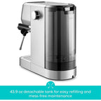 Machine à expresso professionnelle Casabrews 3700E 20 bars avec mousseur à lait - N/A