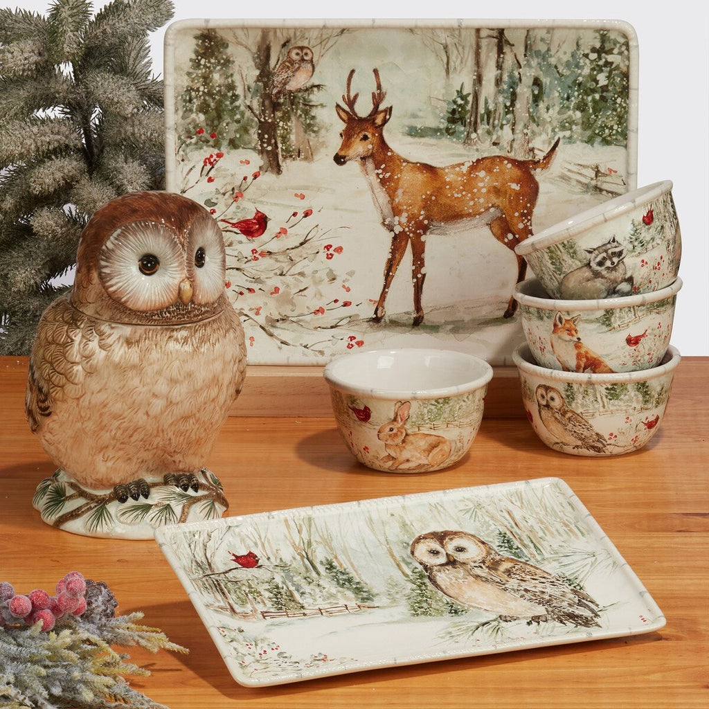 Service de table 16 pièces certifié Winter's Walk, service pour 4 personnes