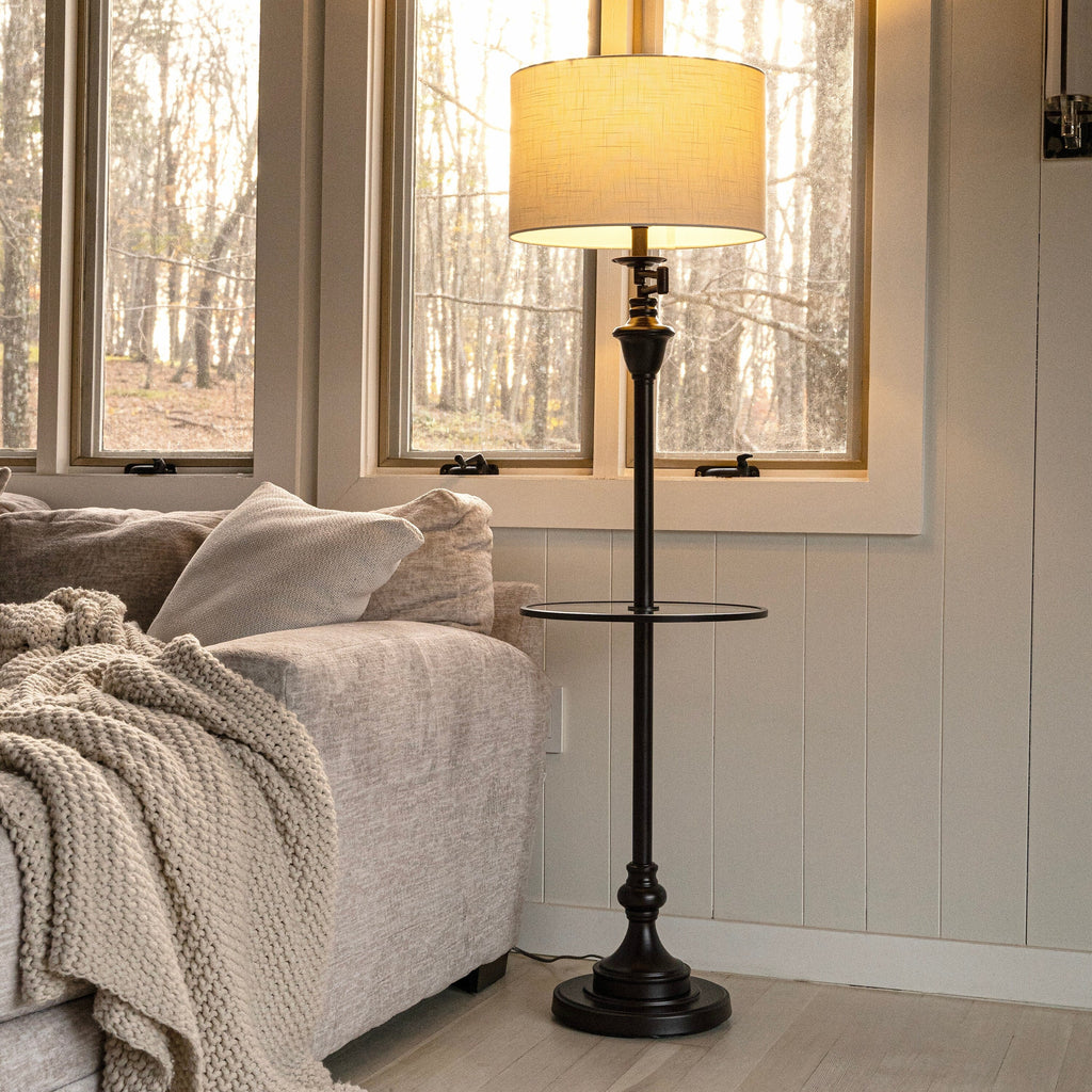 Lampe de table Choi 22 Chinoiserie, bleu/blanc (lot de 2) par JONATHAN Y