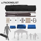 Gazebo escamotable en acier Cozywor de 11 pi x 11 pi avec moustiquaire