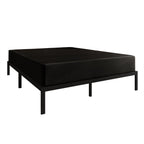 Sommier tapissier en métal et lin rembourré CraftPorch