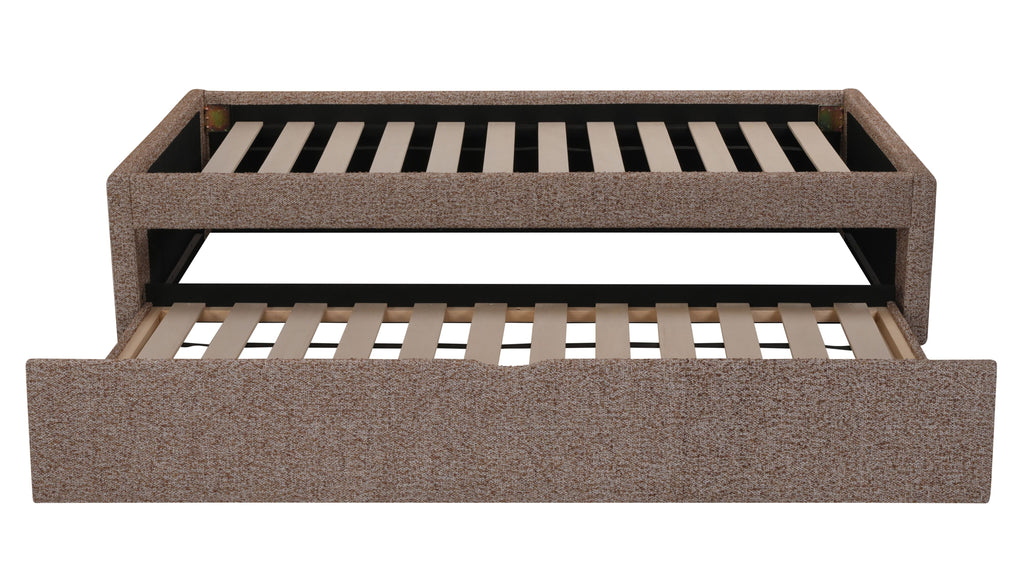 Lit gigogne Nest, 1 place, couleur Teddy