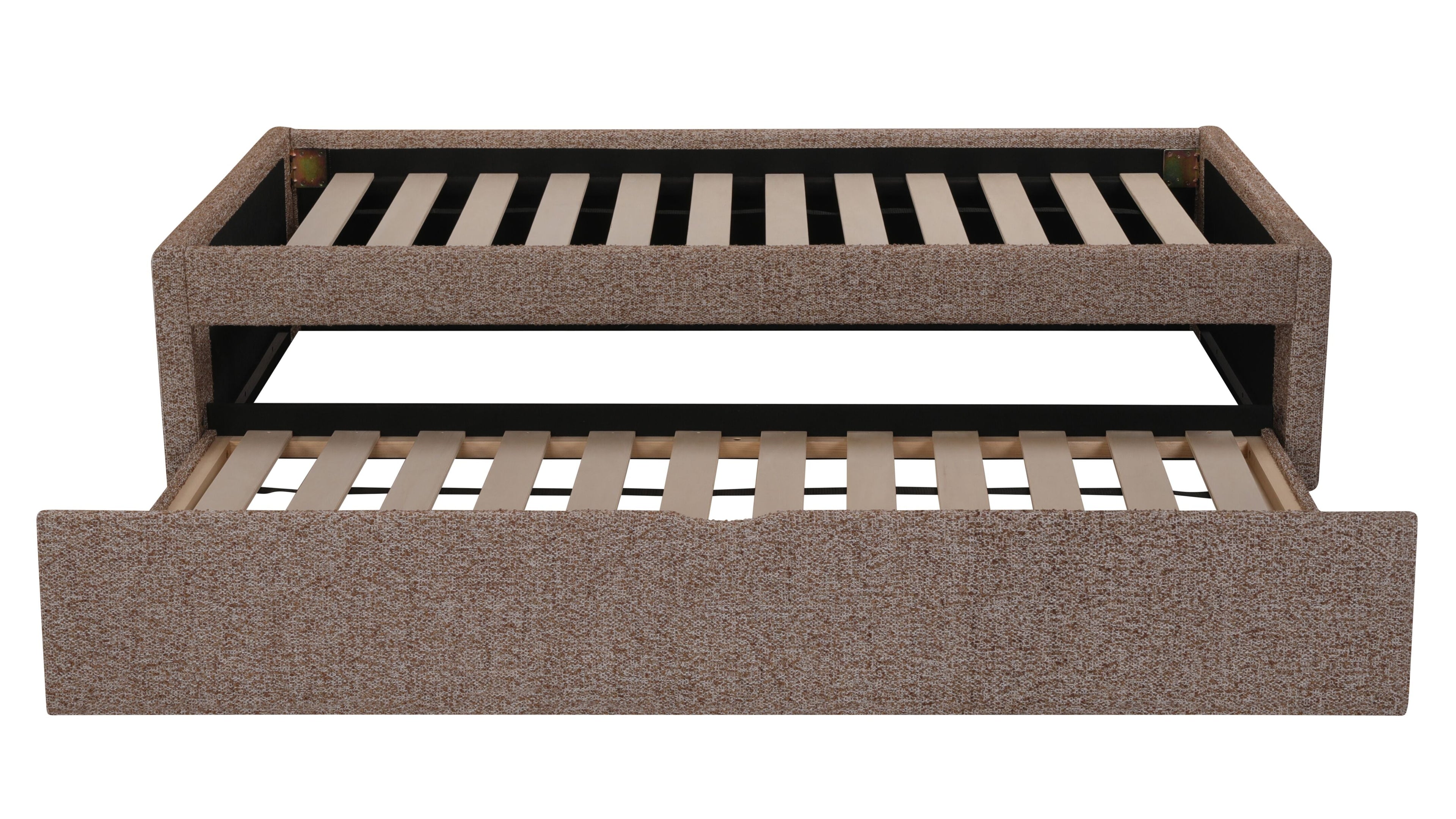 Lit gigogne Nest, 1 place, couleur Teddy