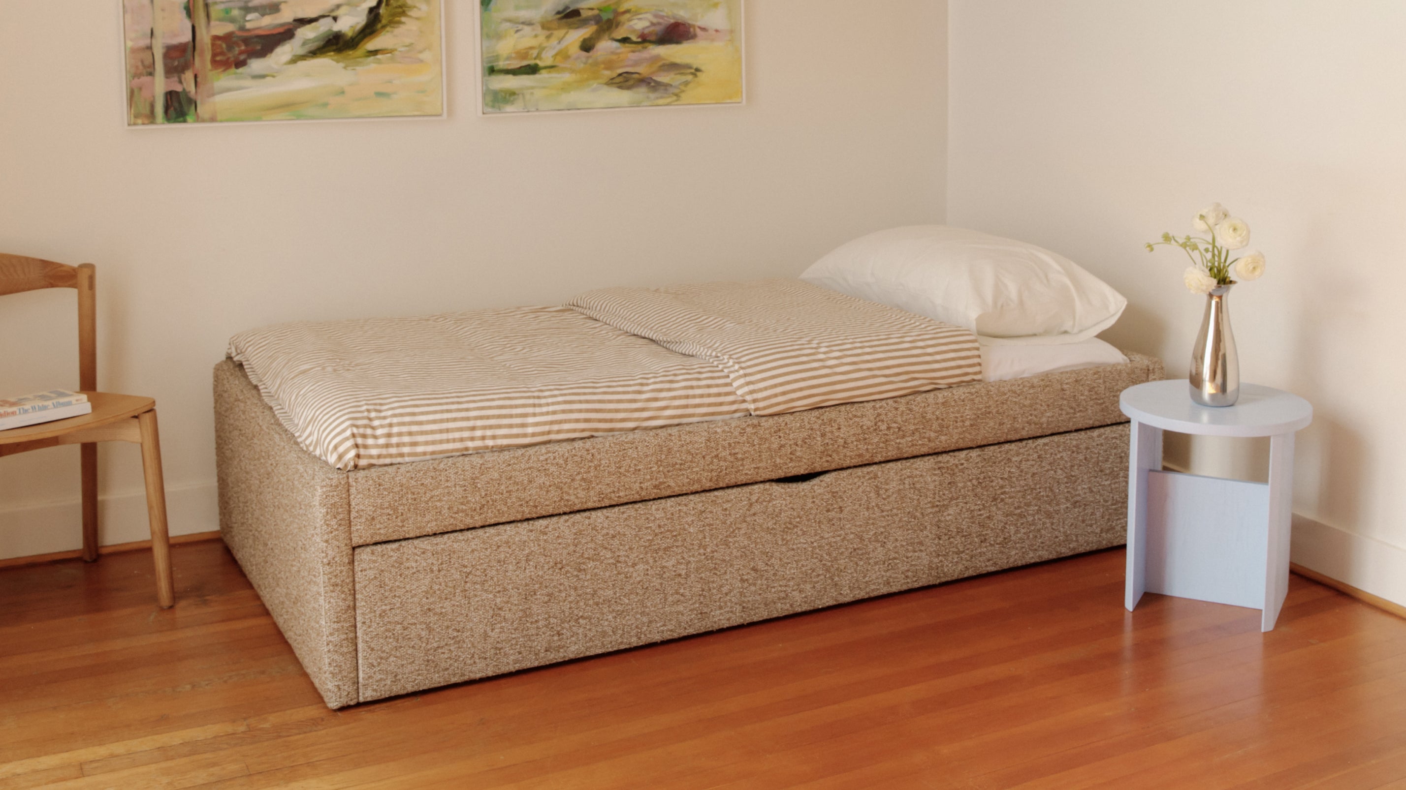 Lit gigogne Nest, 1 place, couleur Teddy