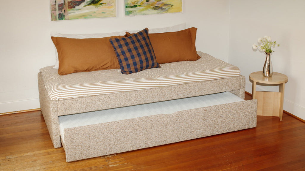 Lit gigogne Nest, 1 place, couleur Teddy