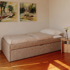 Lit gigogne Nest, 1 place, couleur Teddy