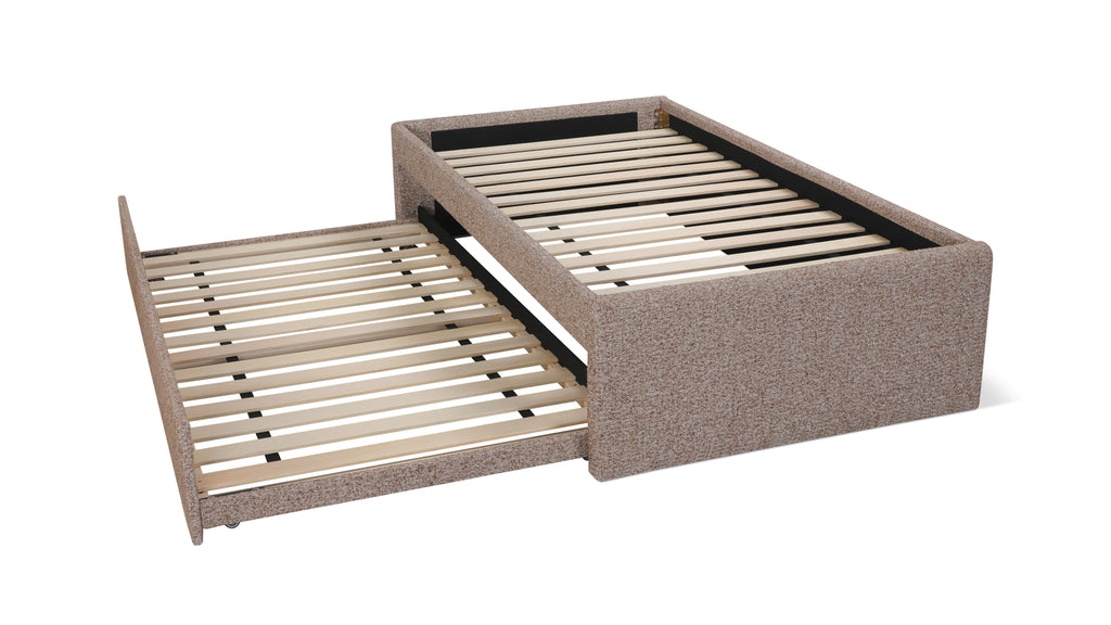 Lit gigogne Nest, 1 place, couleur Teddy