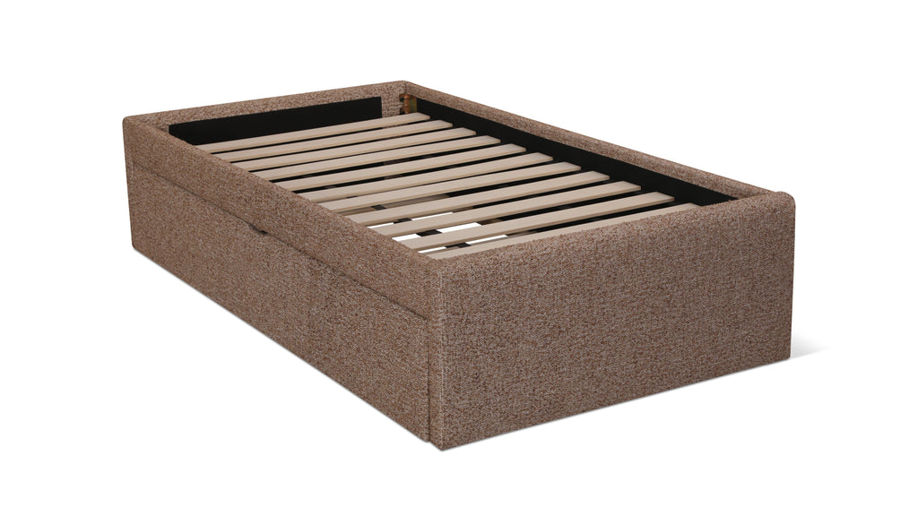 Lit gigogne Nest, 1 place, couleur Teddy