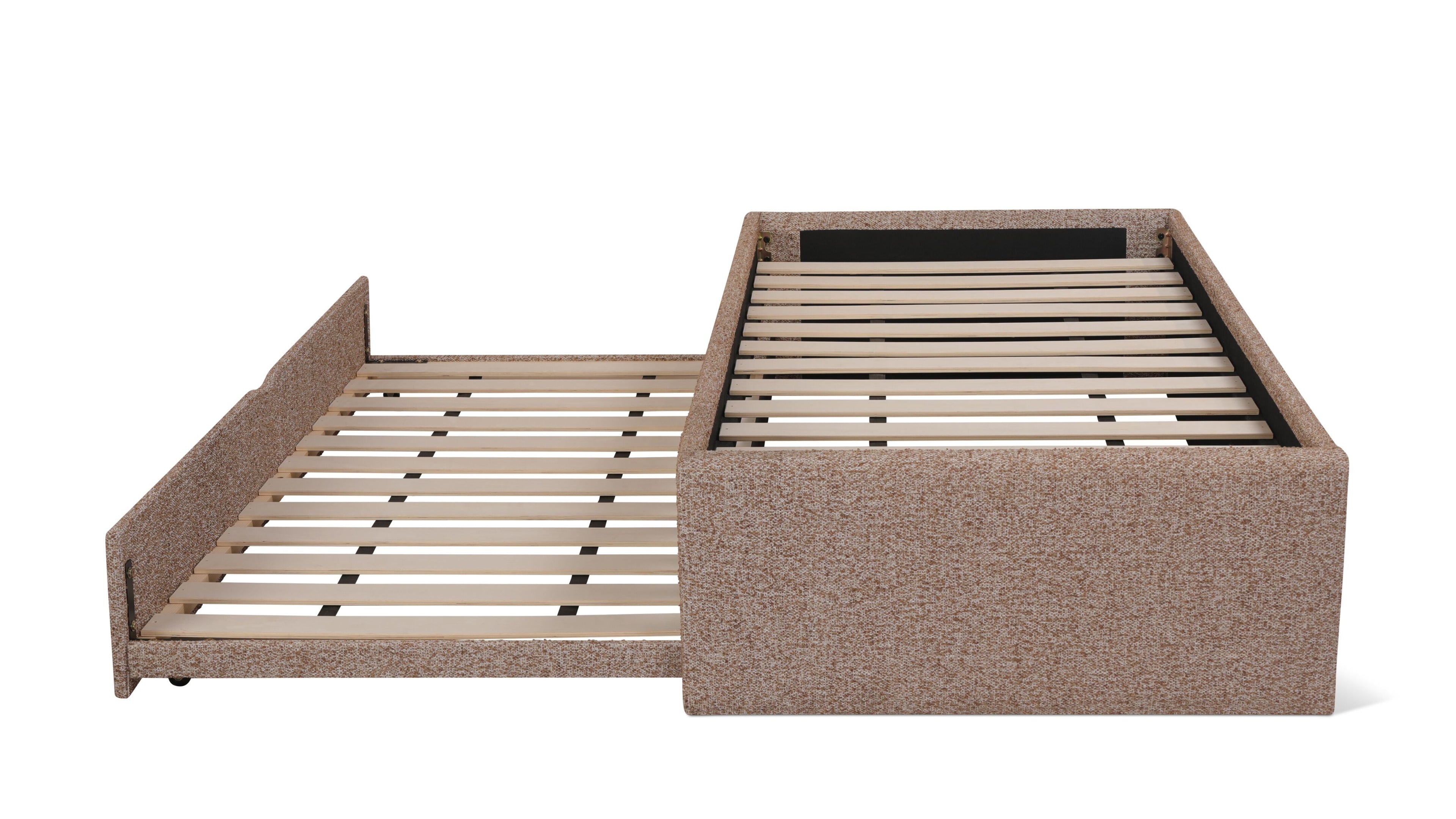 Lit gigogne Nest, 1 place, couleur Teddy