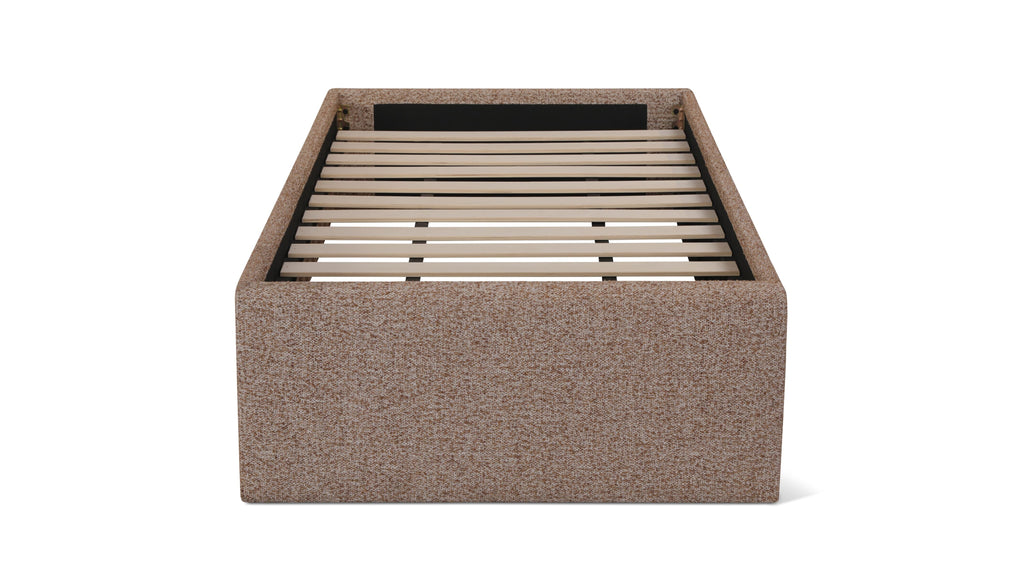 Lit gigogne Nest, 1 place, couleur Teddy