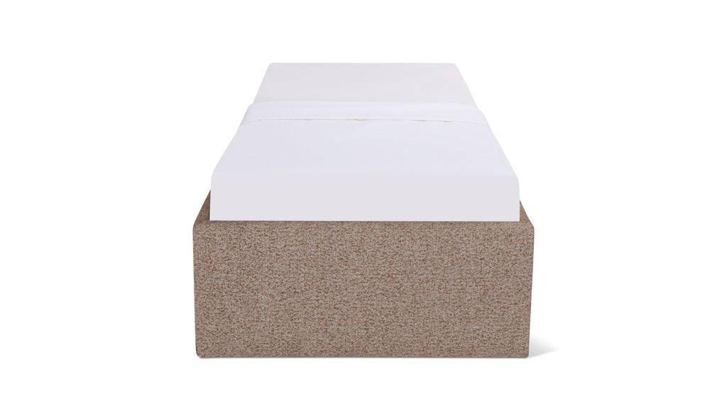 Lit gigogne Nest, 1 place, couleur Teddy