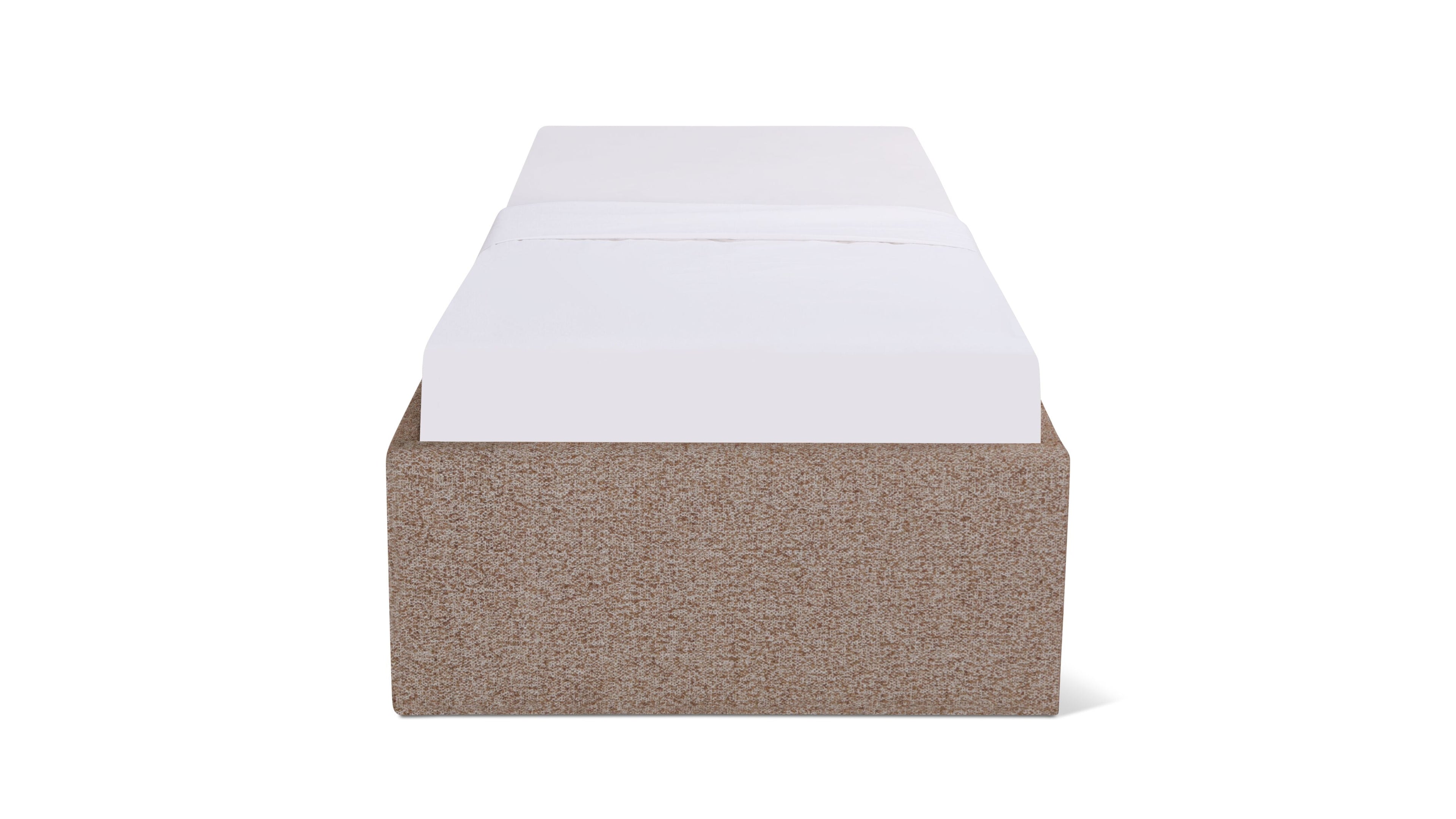 Lit gigogne Nest, 1 place, couleur Teddy