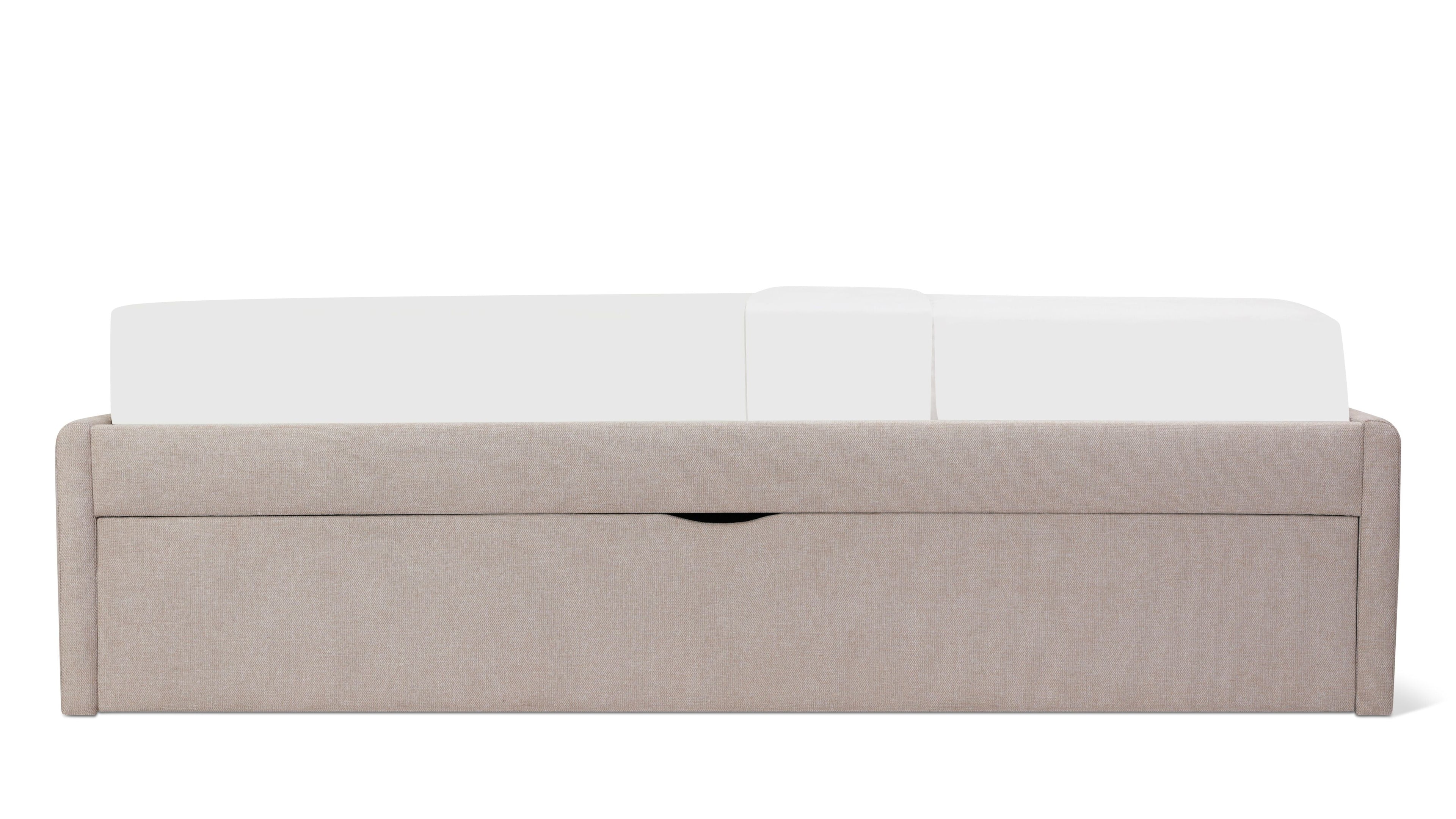 Lit gigogne Nest Daybed, 1 place, couleur latte