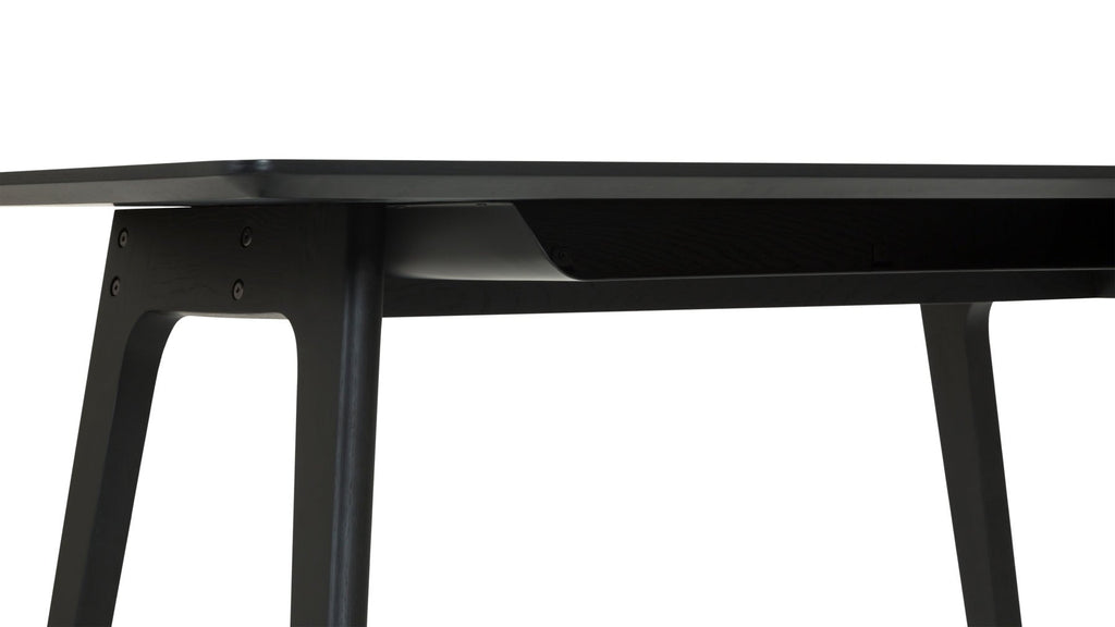 Bureau d'écrivain, chêne noir