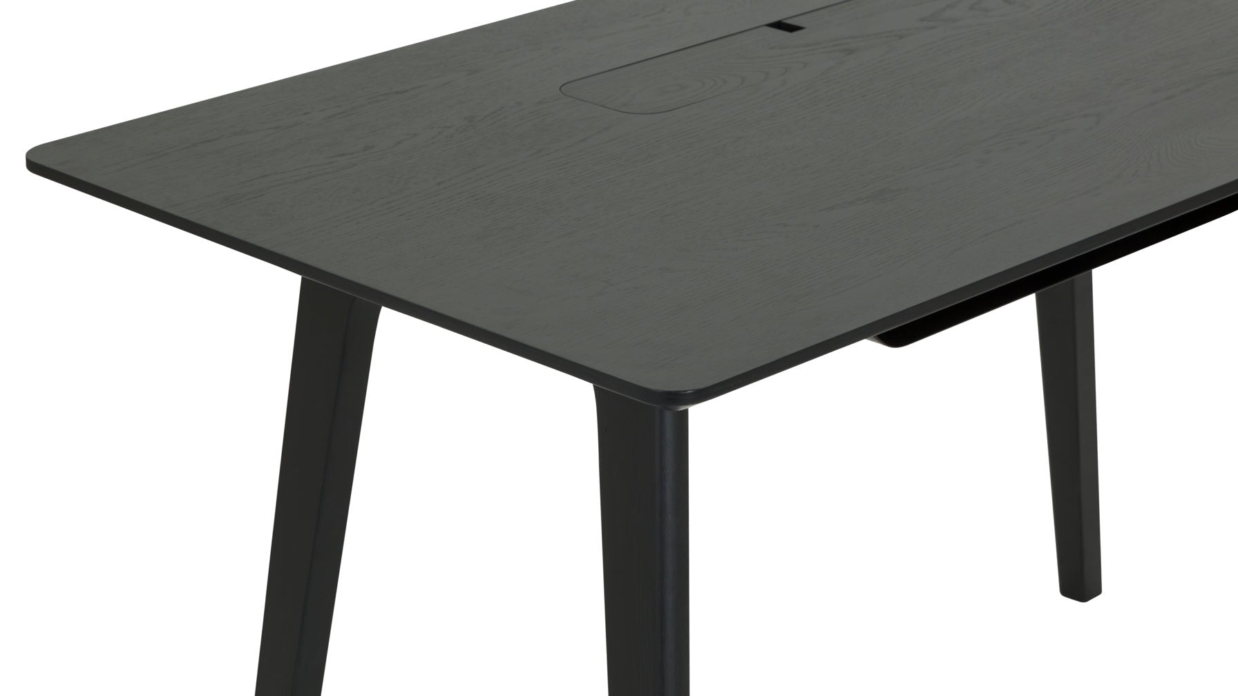 Bureau d'écrivain, chêne noir