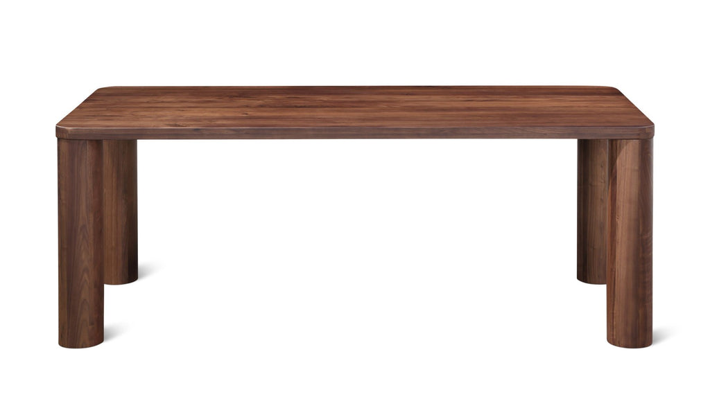 Table de salle à manger Field, 6 à 8 couverts, noyer américain