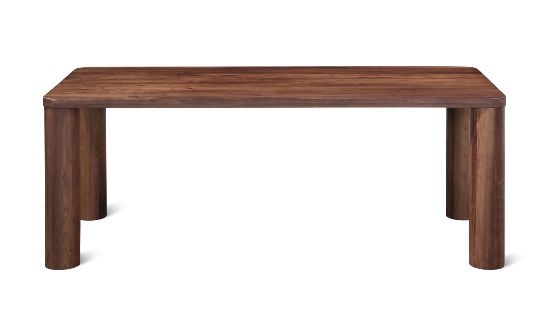 Table de salle à manger Field, 6 à 8 couverts, noyer américain