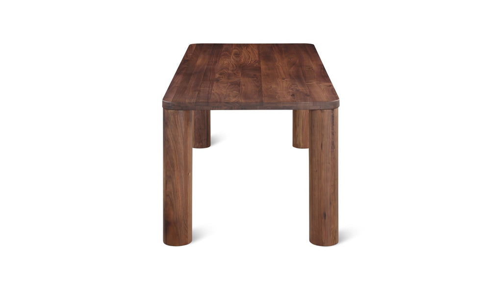 Table de salle à manger Field, 6 à 8 couverts, noyer américain