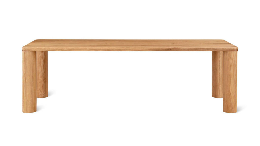 Table de salle à manger de campagne, 8 à 10 couverts, chêne