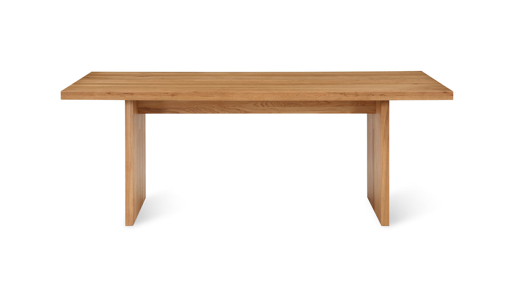 Table de salle à manger Plane, 6 à 8 couverts, chêne