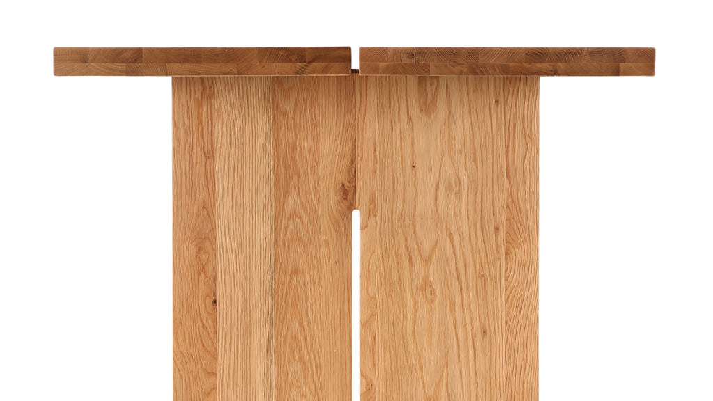 Table de salle à manger Plane, 6 à 8 couverts, chêne